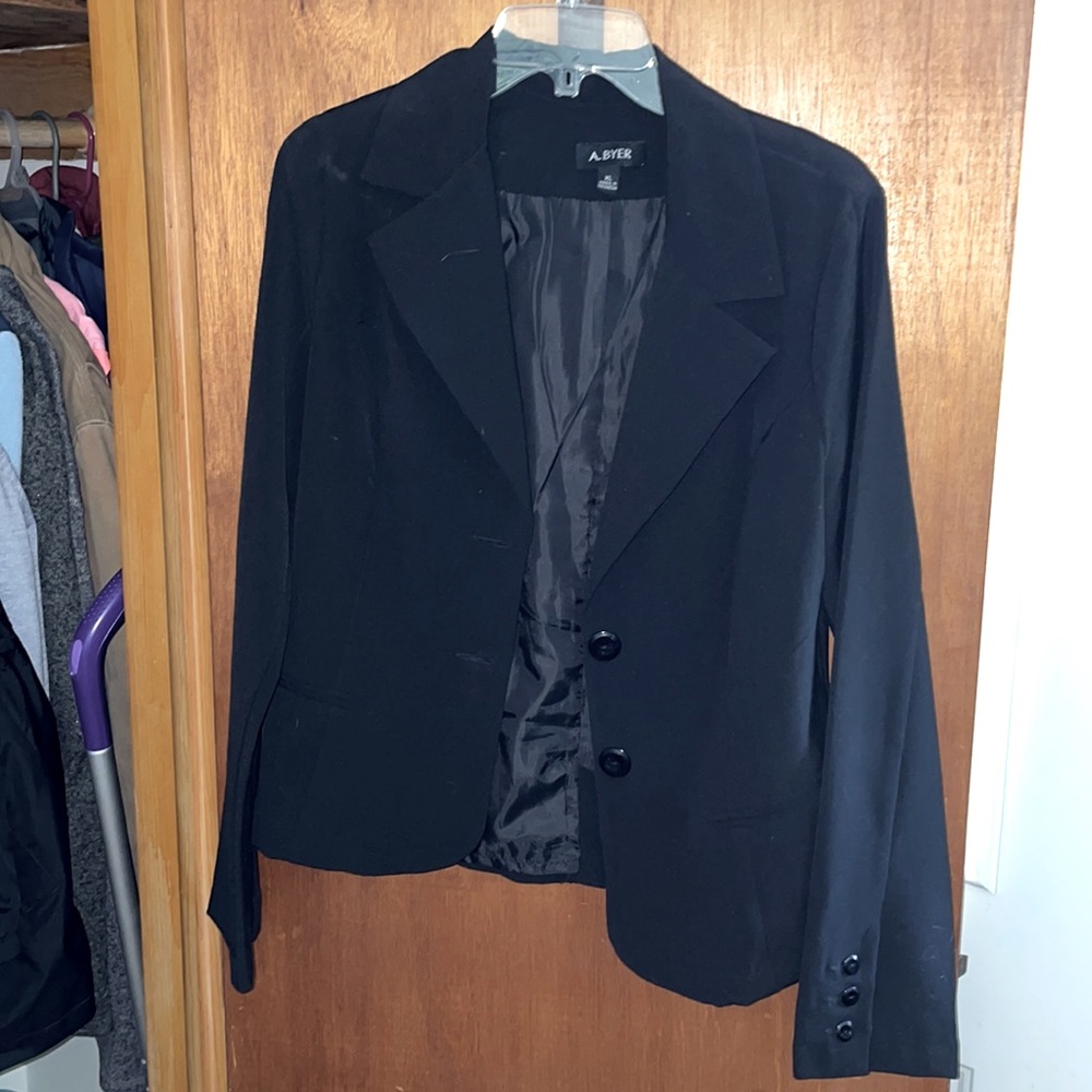Black suit coat